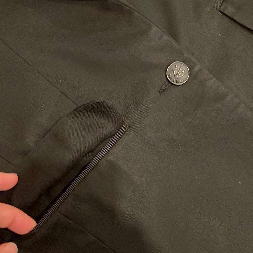 🔖Rag & Bone 100% breathable wool boyfriend fit oversized blazer size 0 black - Picture 7 of 14